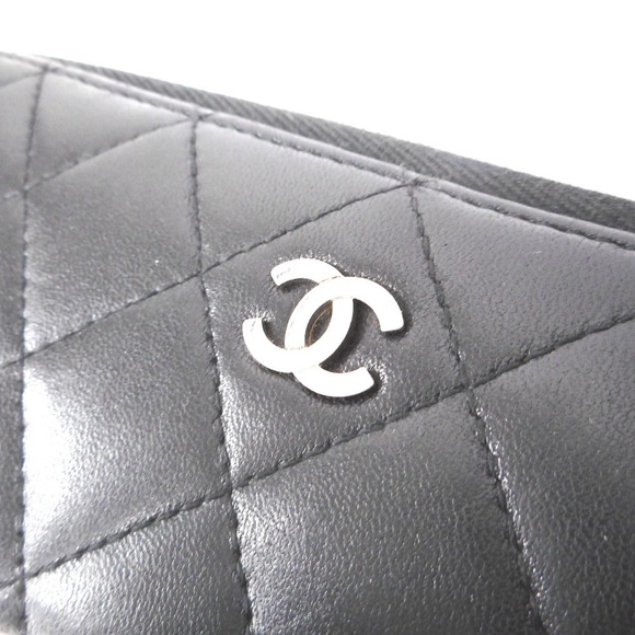 CHANEL Long Wallet Matelasse Lambskin Black - Picture 4 of 10